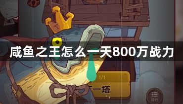 咸鱼之王怎么一天800万战力