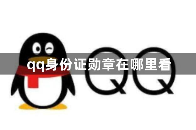 qq身份证勋章在哪里看