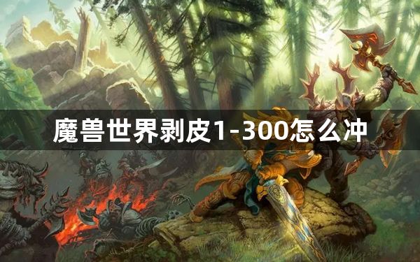 魔兽世界剥皮1-300怎么冲